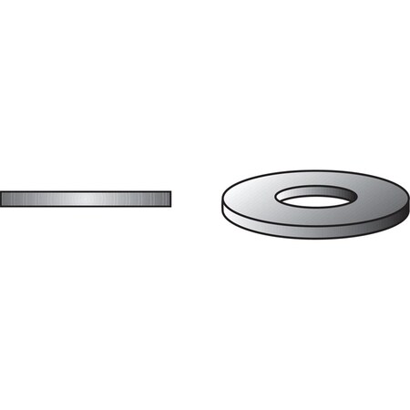 Aceds 0.38 in. Stainless Steel Flat Washer - 59578